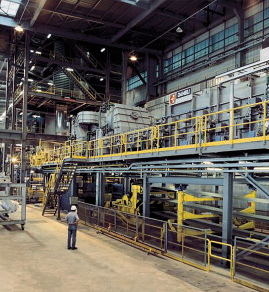 annealing line temperature measurement direct view