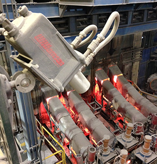 steel foundry temperature measurement caster