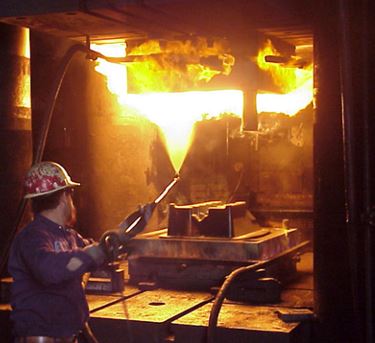 static die forging temperature measurement