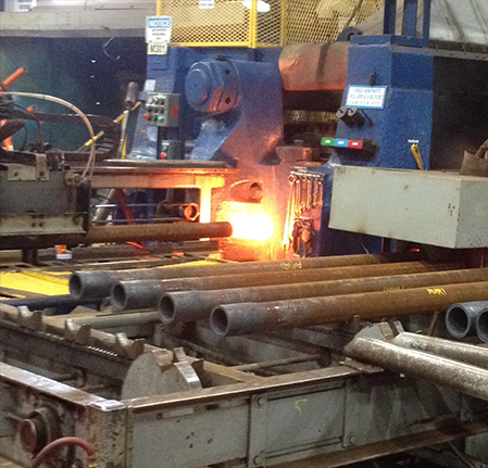 octg temperature measurement tube end heating
