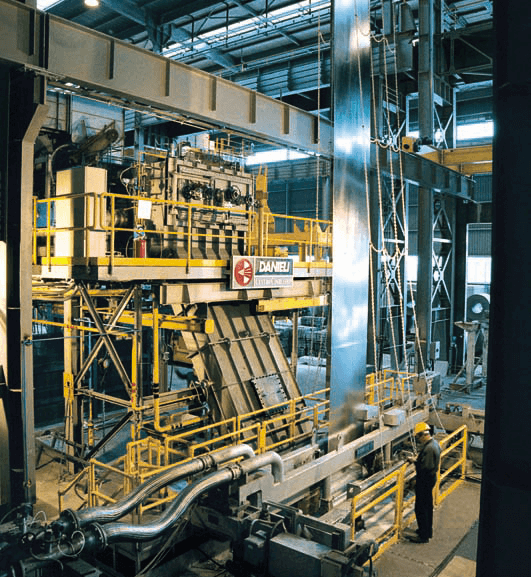 Annealing-Line-5A Overview of the steel strip down-leg cooling process