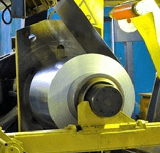 aluminum-rolling-mill-coiler Close view of Aluminum Coiler